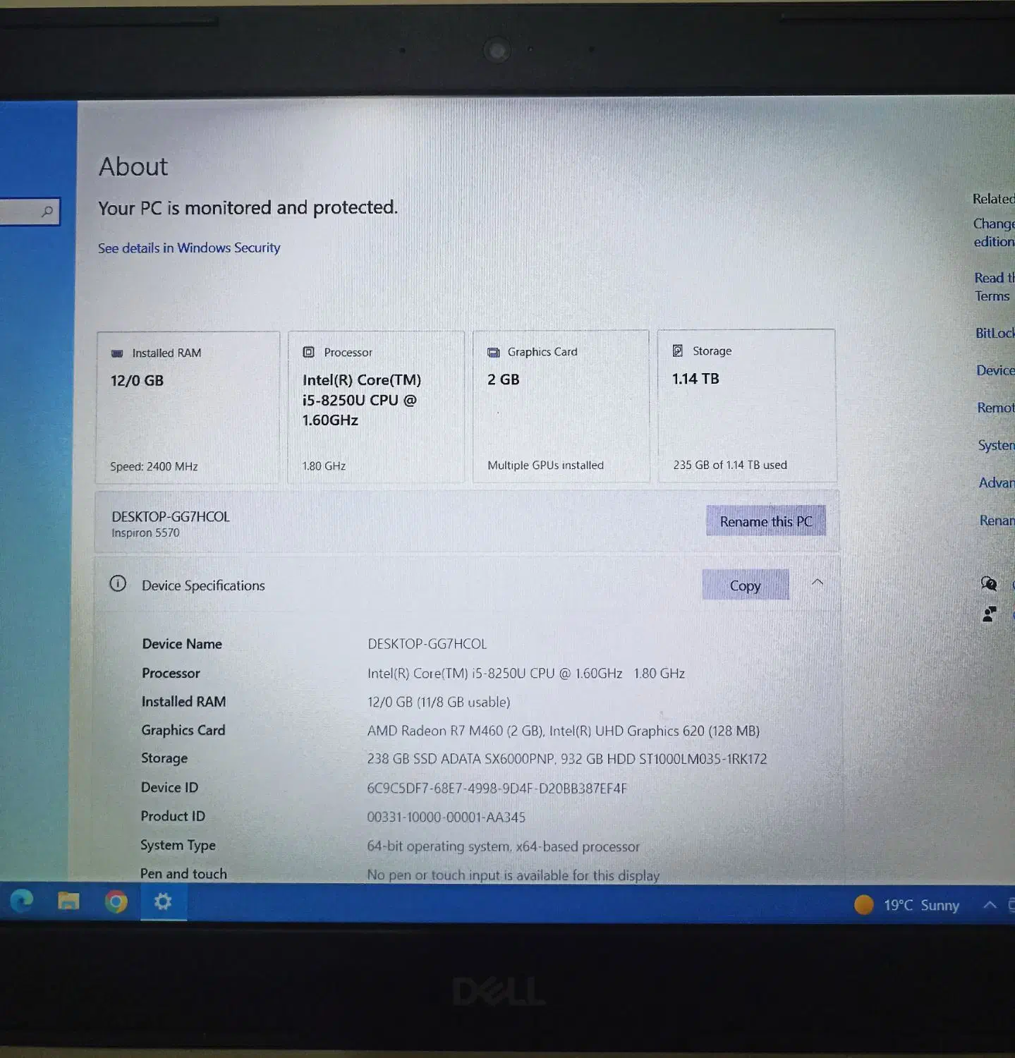لپ تاپ Dell Inspiron 5570|رایانه همراه|سلطانیه, |دیوار