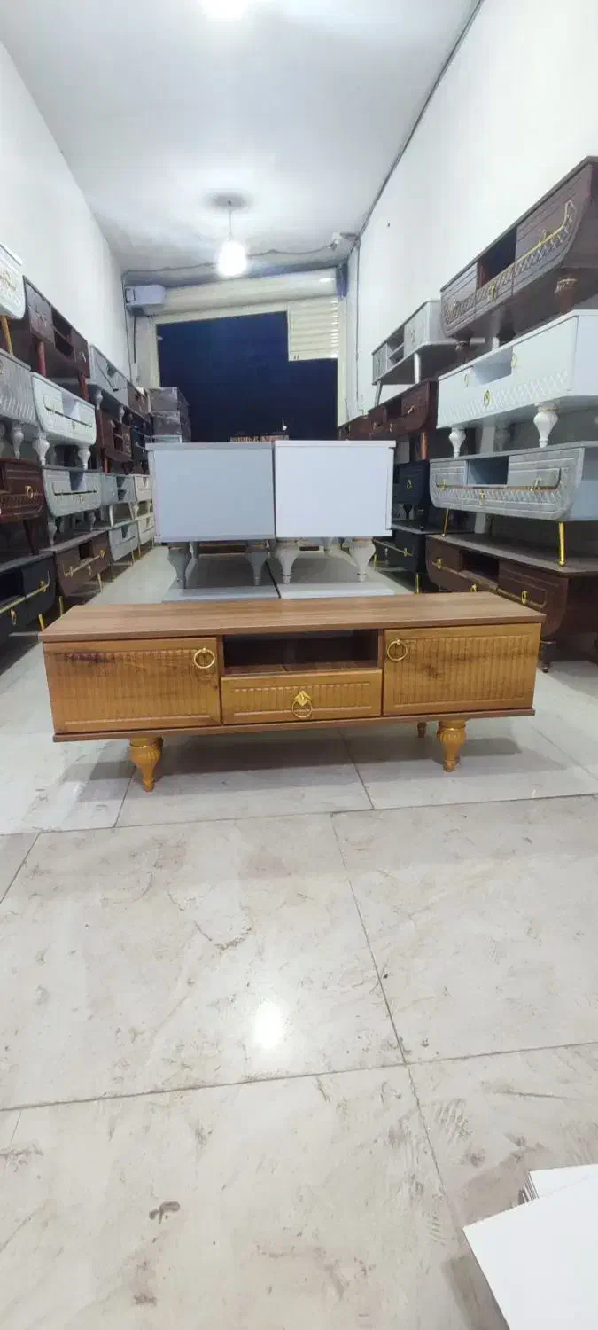 میز تی وی 120 سانتی|میز تلویزیون|قم, امامزاده ابراهیم|دیوار