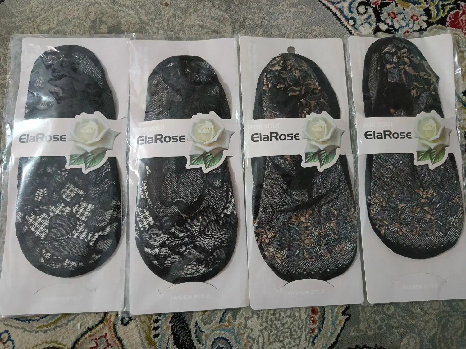 چهار جفت جوراب مشکی مجلسی|لباس|قزوین, |دیوار