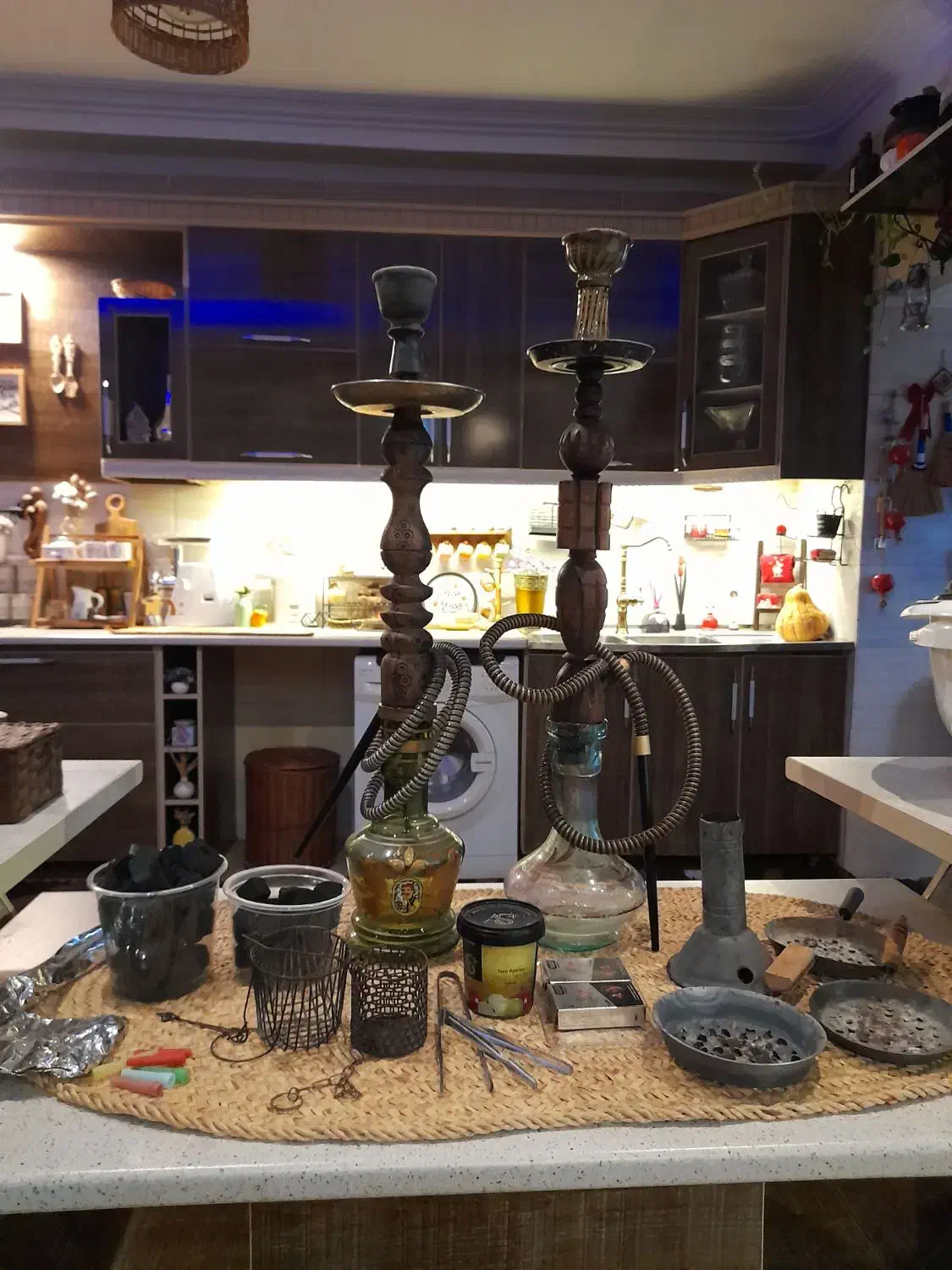 قلیان چوب گردو سایز بزرگ|کلکسیون و سرگرمی|قائمشهر, |دیوار