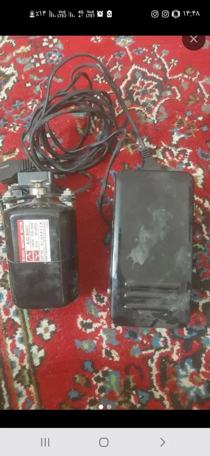 دینام چرخ با پدال در حد نو|چرخ خیاطی و ریسندگی|تربت جام, امام|دیوار