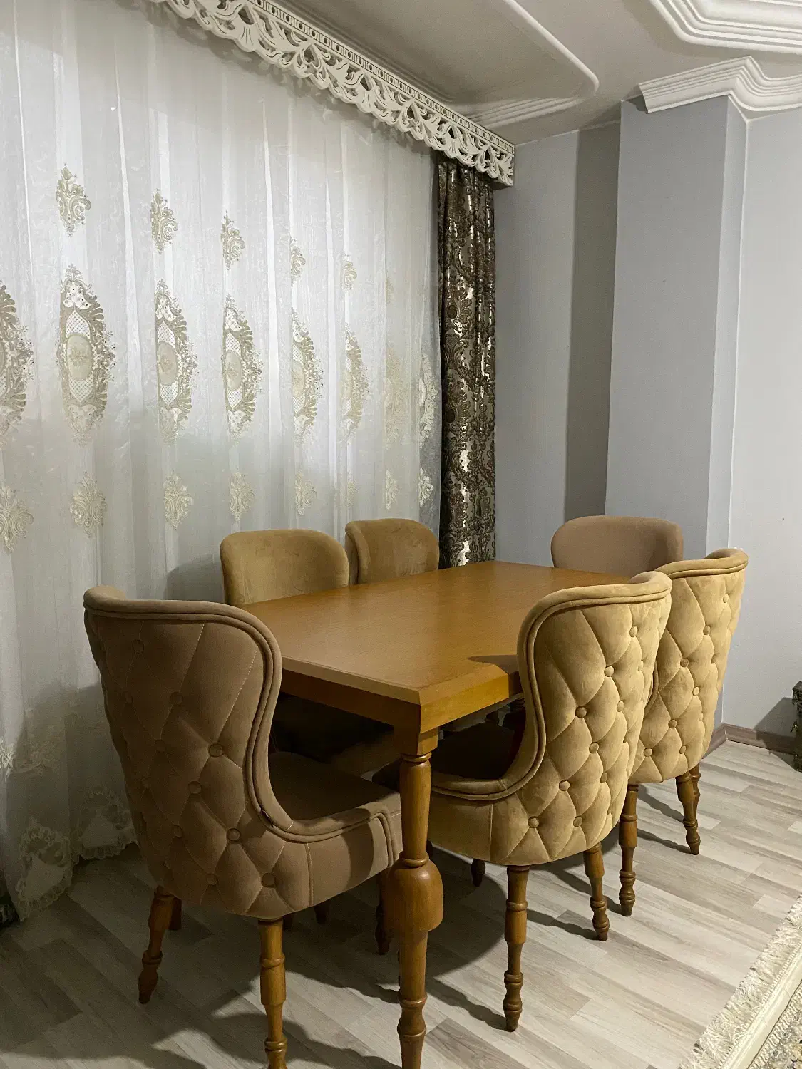 ناهار خوری ۶ نفره|میز و صندلی غذاخوری|بازرگان, |دیوار