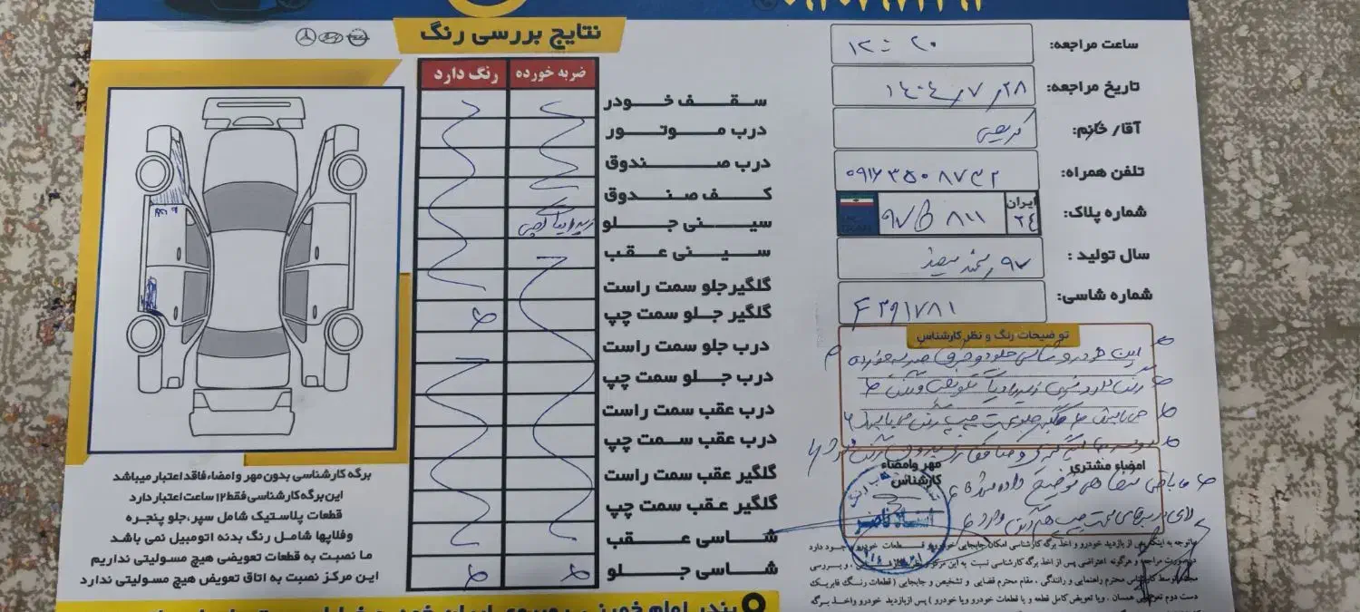 سمند ۹۷ خانگی تک برگ سند|خودرو سواری و وانت|بندر امام خمینی, |دیوار