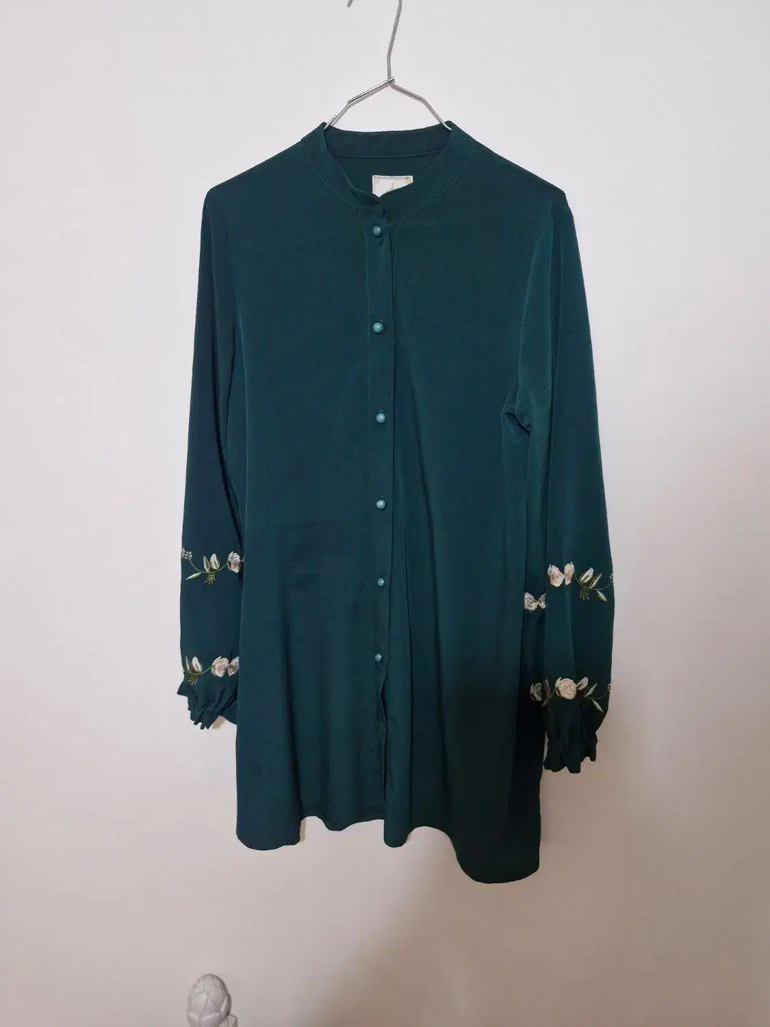 مانتو یشمی دست گلدوزی شیک مجلسی نوی نو|لباس|تبریز, |دیوار