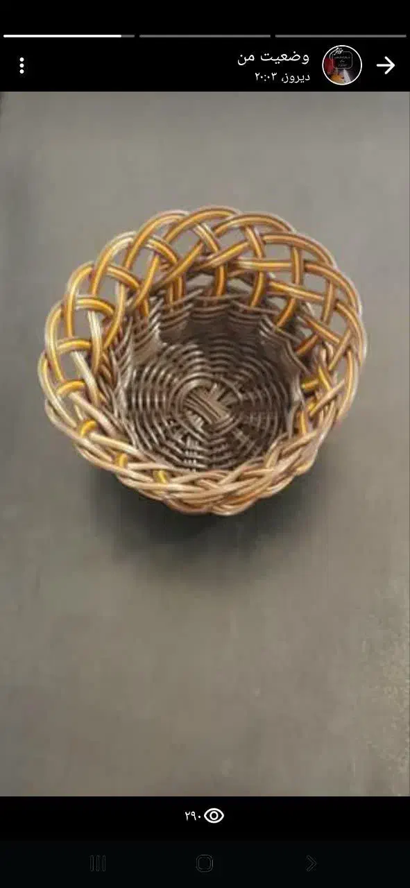 بافت انواع سبد های زیبا|صنایع دستی و سایر لوازم تزئینی|پیر بکران, |دیوار