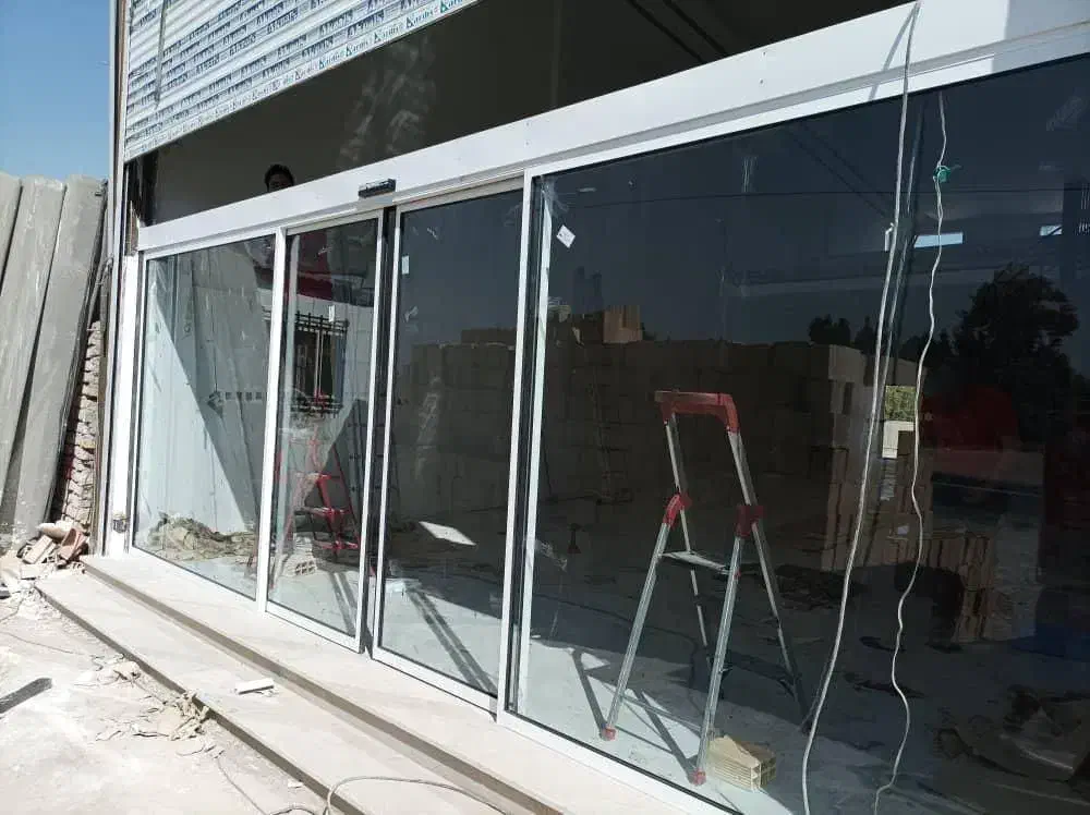 درب شیشه اتوماتیک فروشگاه با اپراتور دانکر،اچیلان|مصالح و تجهیزات ساختمان|کرج, شهرک اوج|دیوار