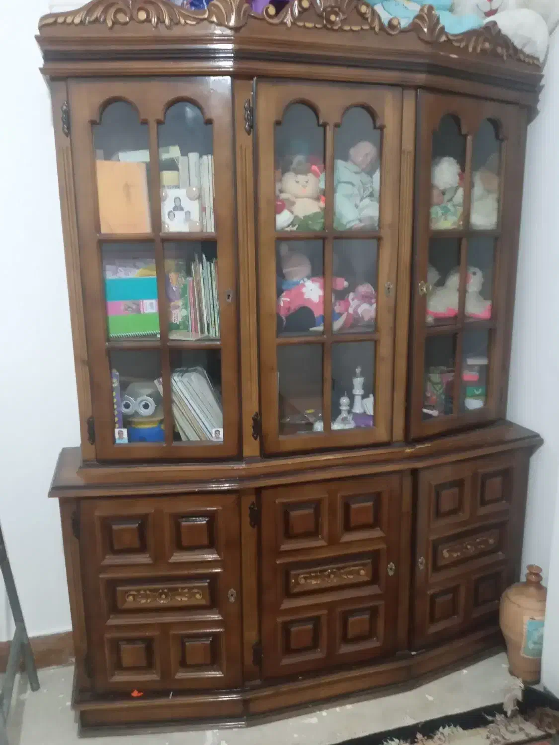 بوفه دو تکه|بوفه، ویترین، کنسول|شیروان (خراسان), |دیوار