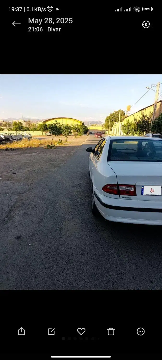 سمند ef7|خودرو سواری و وانت|اراک, |دیوار