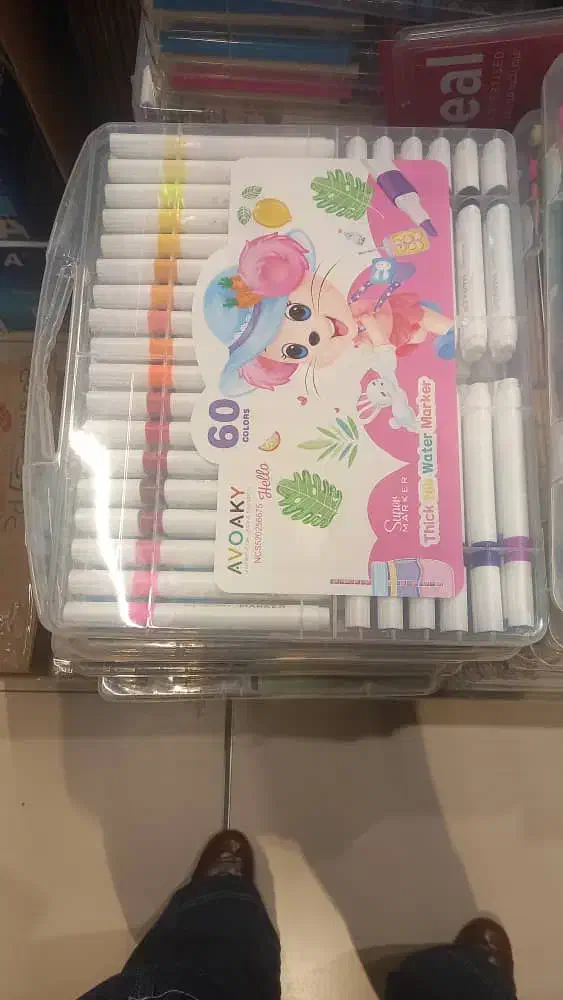 ماژیک واتر مارکر ۶۰ رنگ|لوازم التحریر|بجنورد, |دیوار