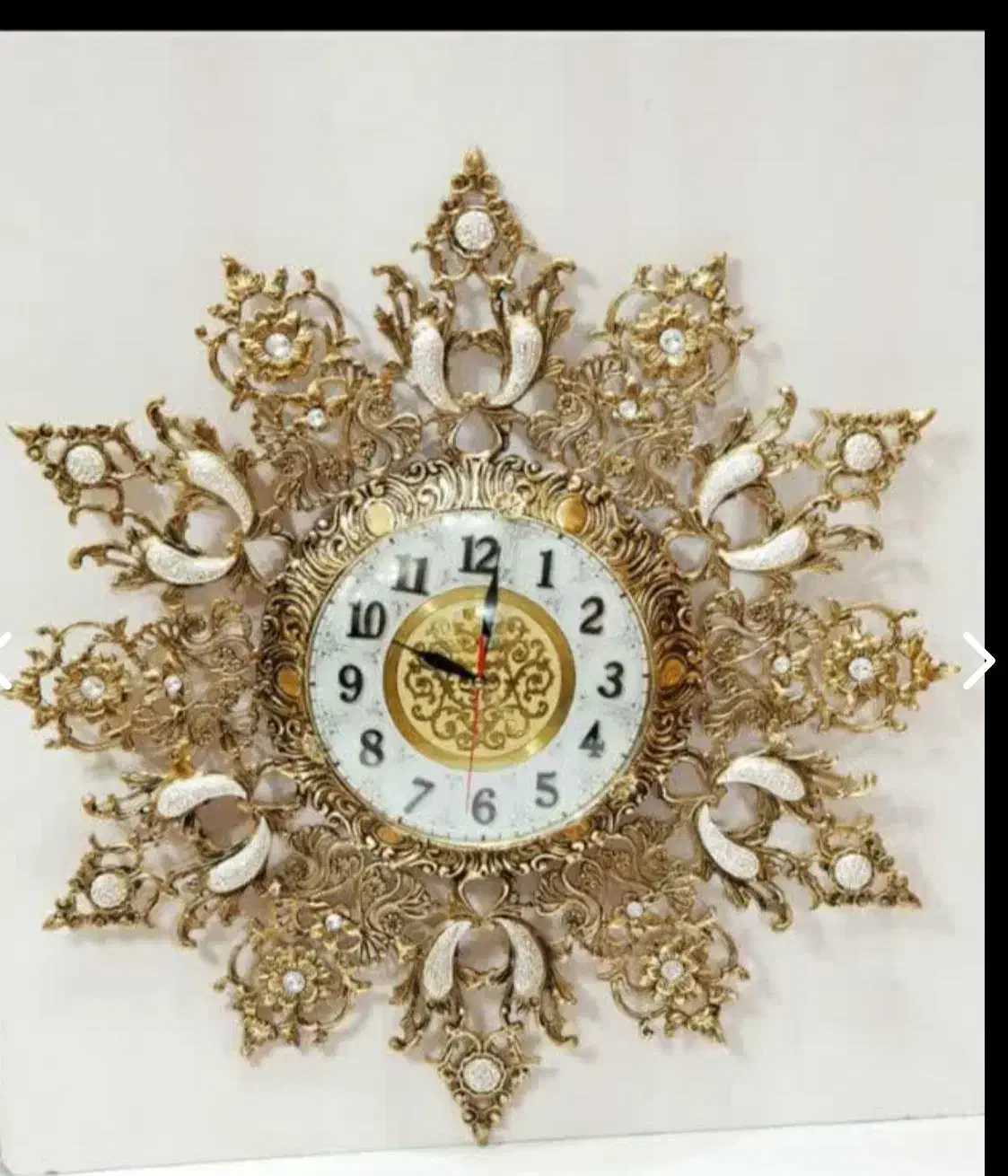 ساعت دیواری تمام برنج با ضمانت نامه|ساعت دیواری و تزئینی|تهران, صادقیه|دیوار