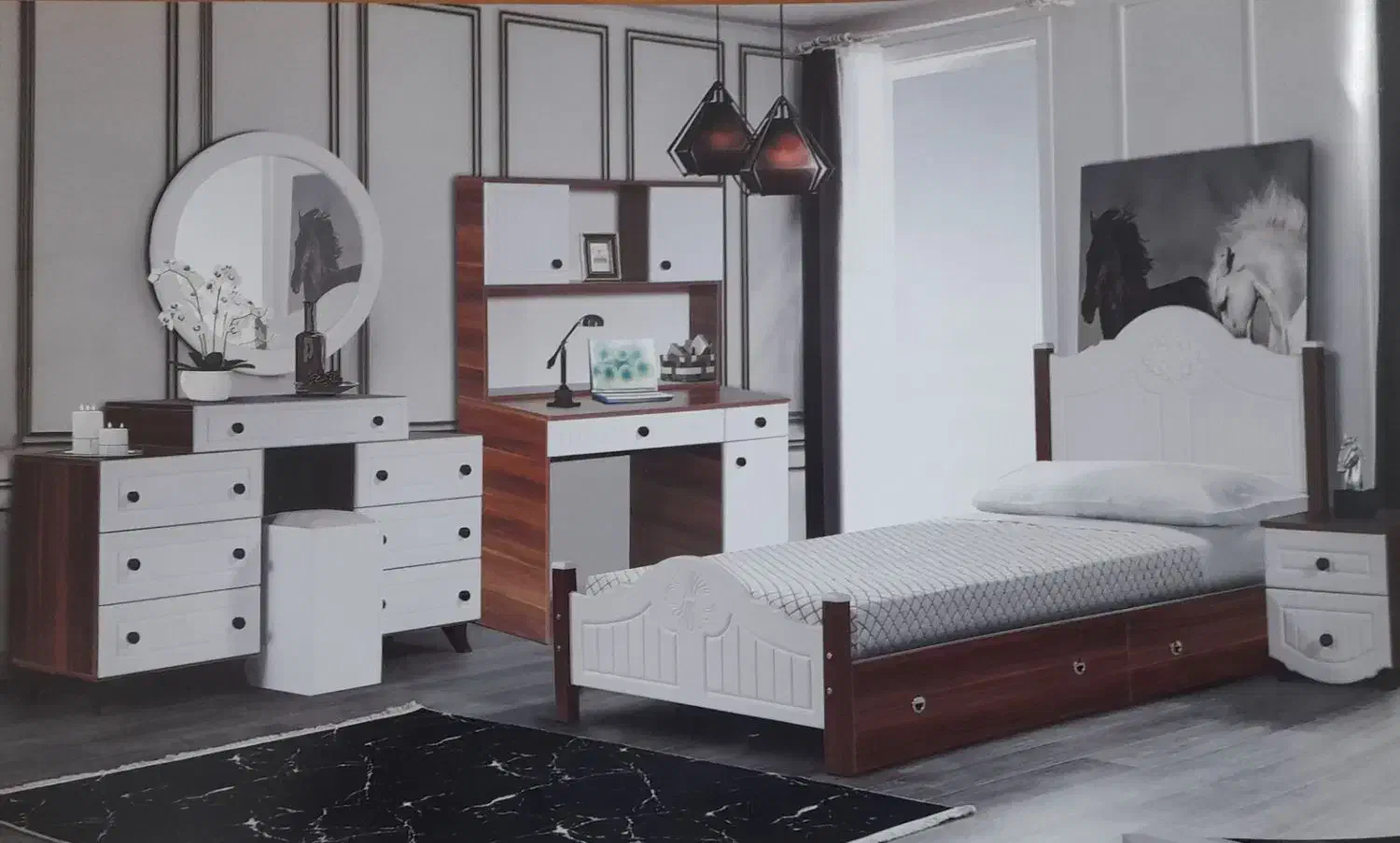 فروش انواع تختخواب های تک نفره و دونفره|تخت و سرویس خواب|محمدشهر, محمدشهر|دیوار