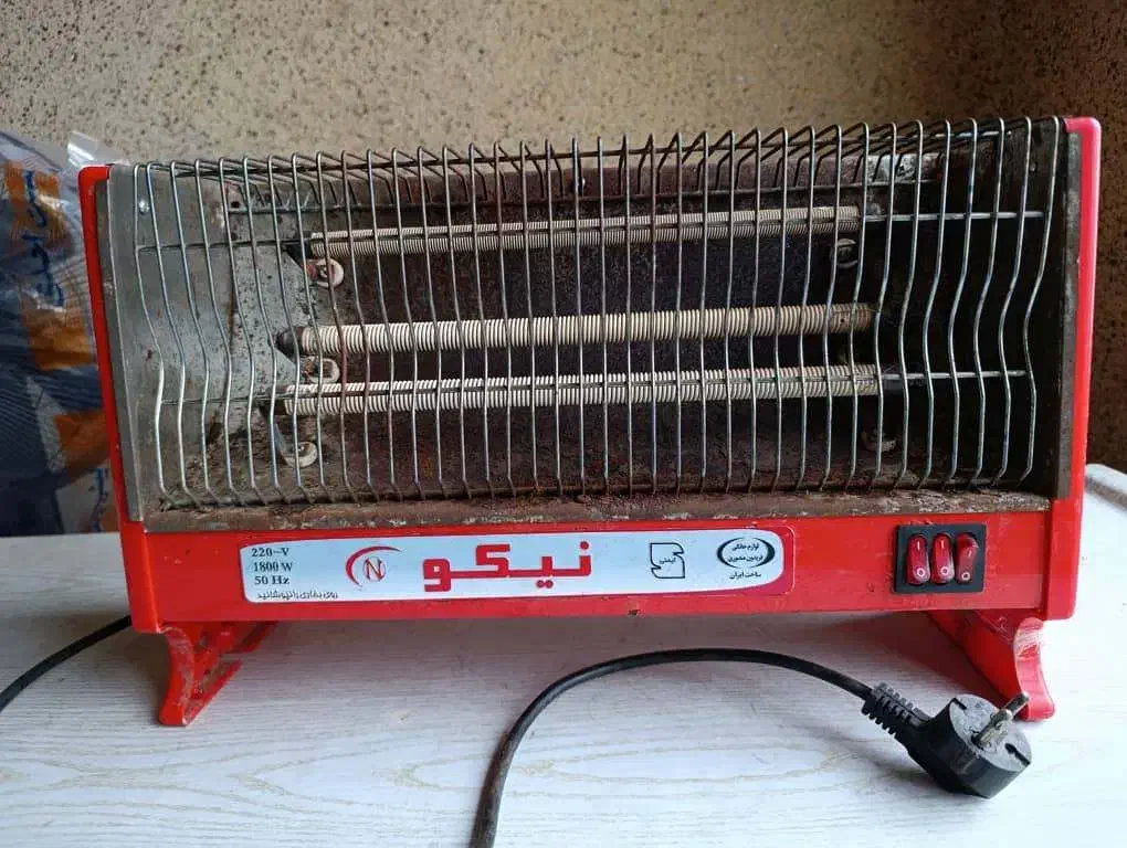 بخاری برقی ۱۸۰۰ وات|بخاری، هیتر، شومینه|املش, |دیوار