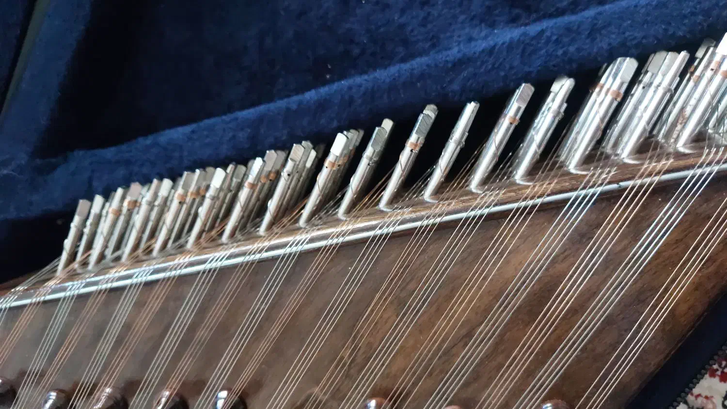 سنتور دو مهره ساور|سازهای سنتی|سنندج, |دیوار