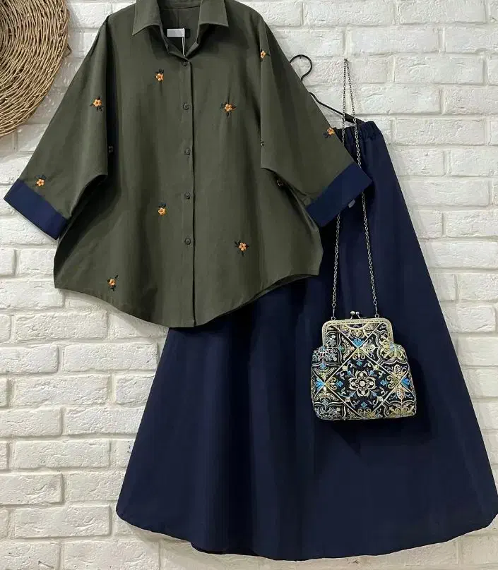 مانتو تونیک پاییزه گلدوزی کبریتی|لباس|شیراز, زند|دیوار