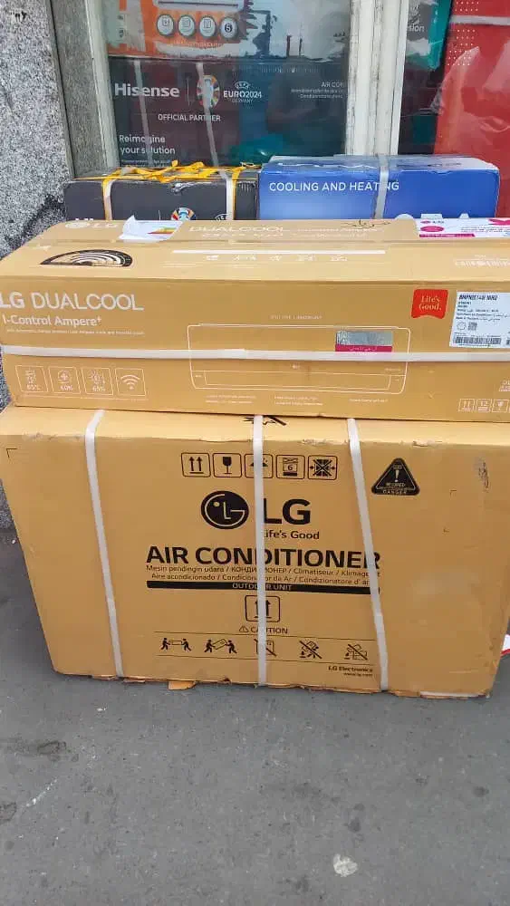 کولر ۲۶ هزار الجی LG DUAL COOL اصلی اینورتر|کولر گازی و فنکوئل|پارسآباد, |دیوار