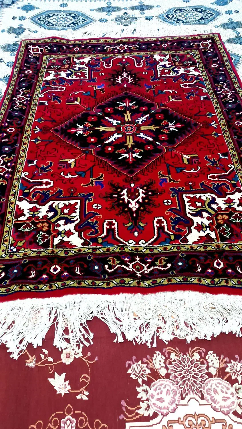 فرش دستبافت قالیچه خالچا تازه بافته شده۱/۵۰در ۲متر|فرش|تبریز, |دیوار