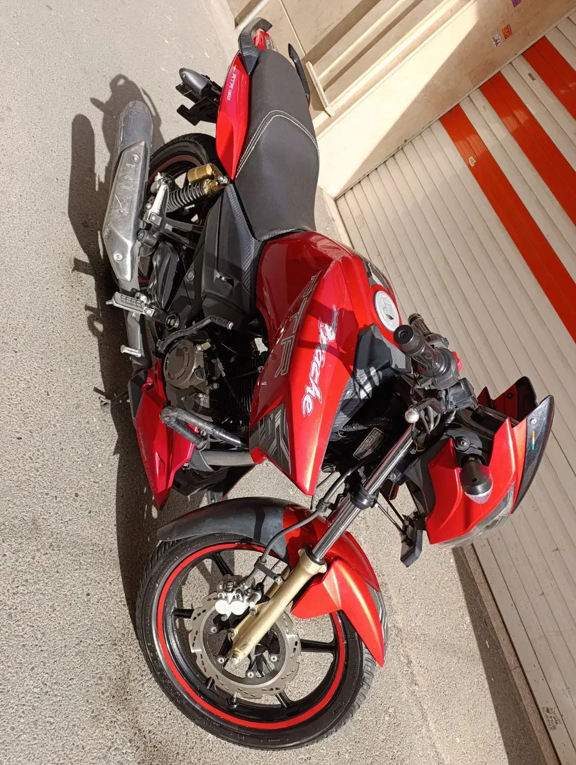 آپاچی 180 آلبالویی|موتورسیکلت|تهران, آذری|دیوار