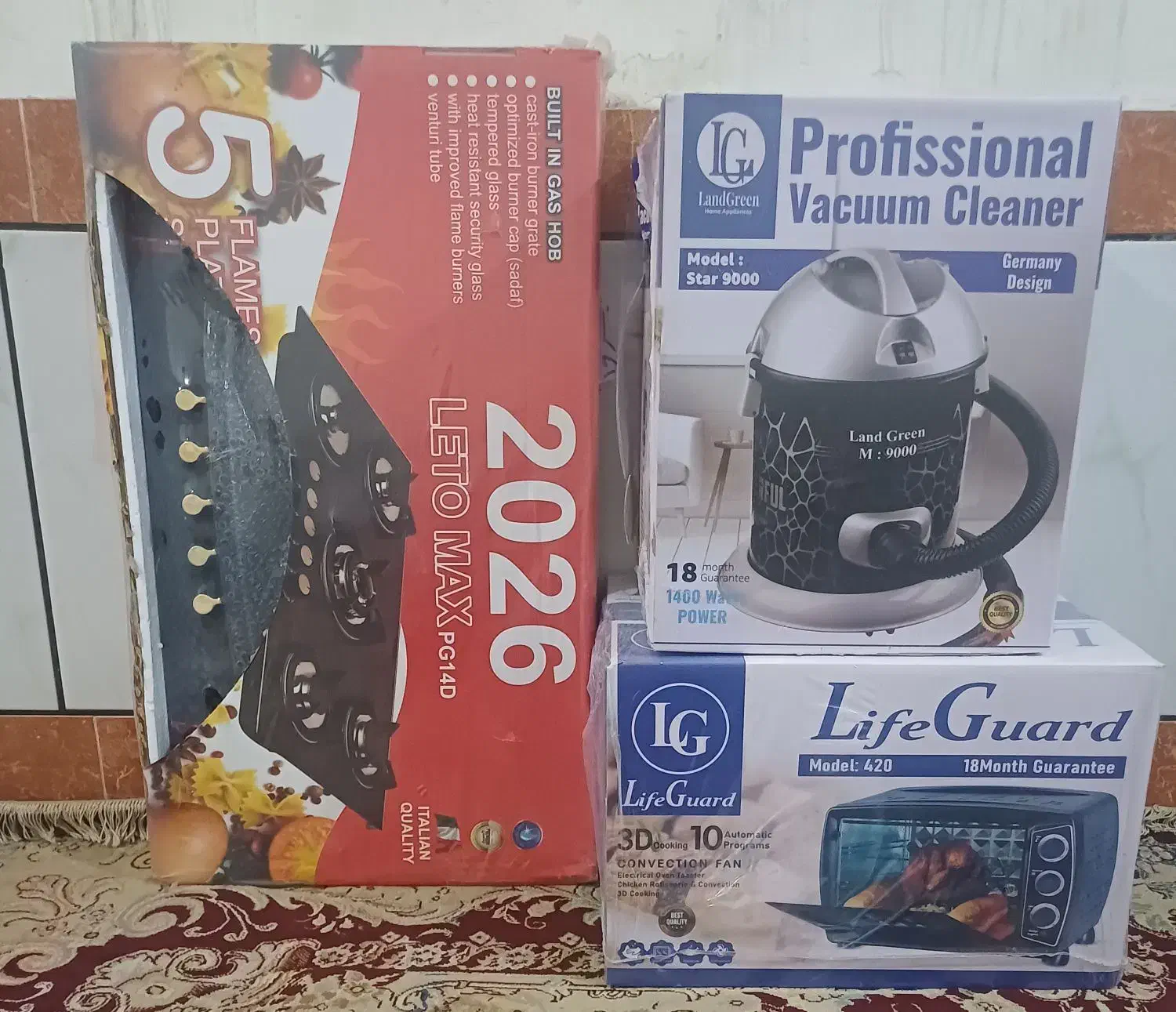 گاز صفحه ای . جارو برقی . توستر|اجاق گاز و لوازم برقی پختوپز|شوشتر, |دیوار