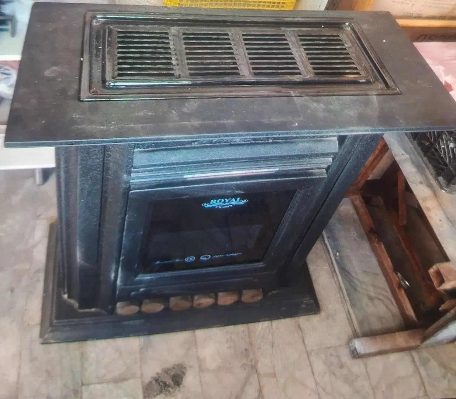 بخاری گازی طرح شومینه|بخاری، هیتر، شومینه|شهریار, شهرک شاهد|دیوار