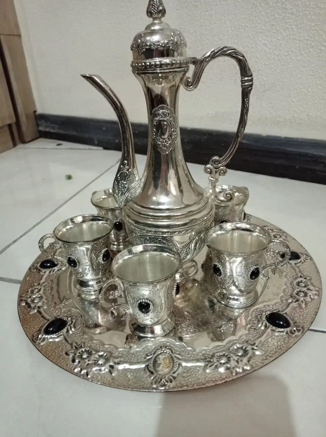 ست قهوه خوری سیلور|ظروف سرو و پذیرایی|شاهینشهر, شهرک سایت|دیوار