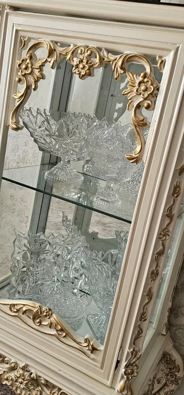 بوفه چوب راش تمام منبت کاری|بوفه، ویترین، کنسول|کاشمر, |دیوار