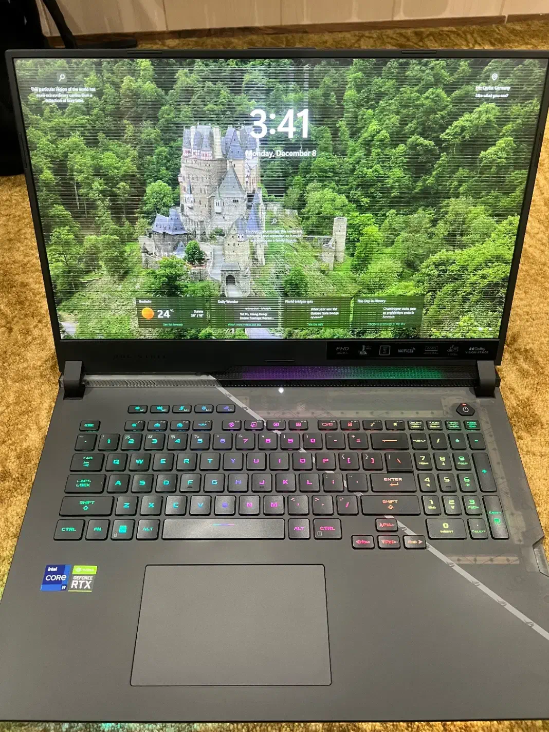 لپ تاپ asus rog strix g733ZW|رایانه همراه|بوشهر, |دیوار