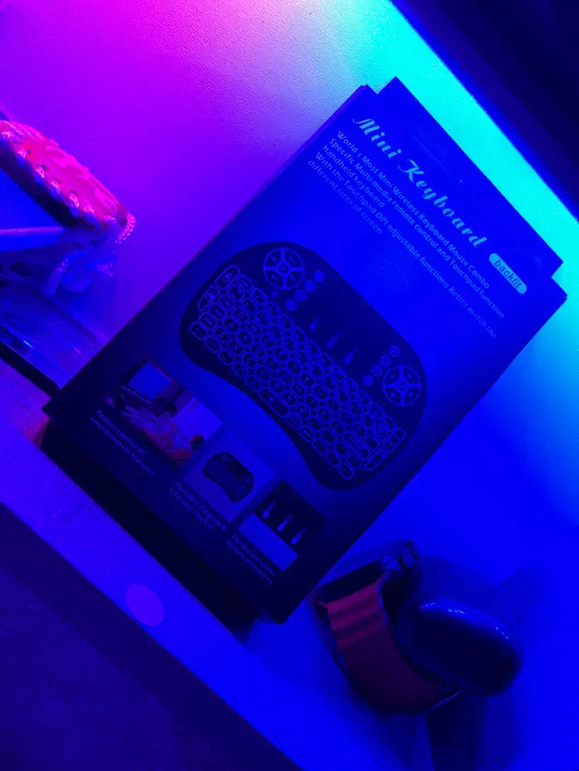 مینی کیبورد بی سیم بک لایت|قطعات و لوازم جانبی رایانه|تبریز, |دیوار