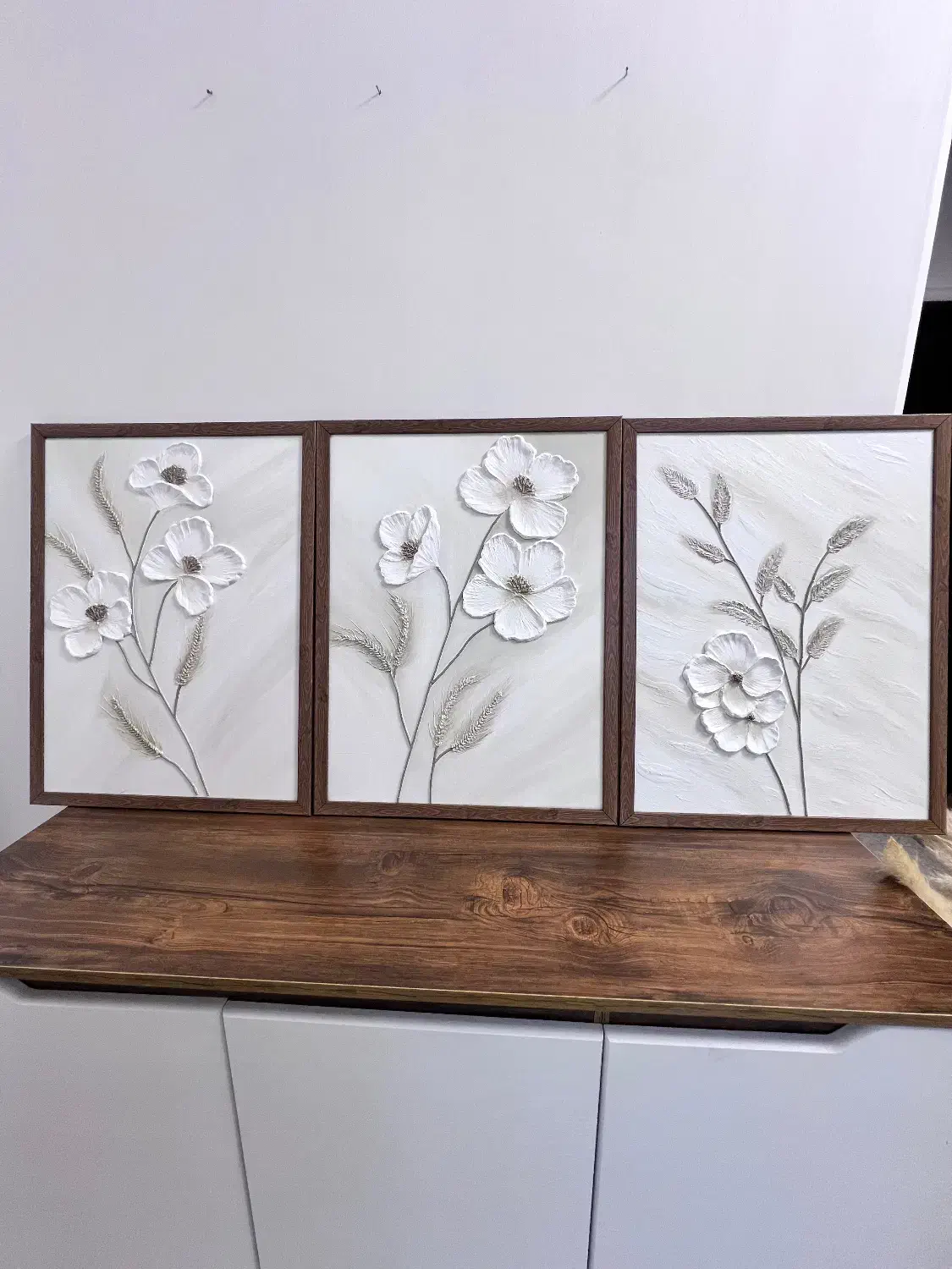 تابلوسه تیکه گل گندم|تابلو، نقاشی، عکس|لاهیجان, کوی خزر|دیوار