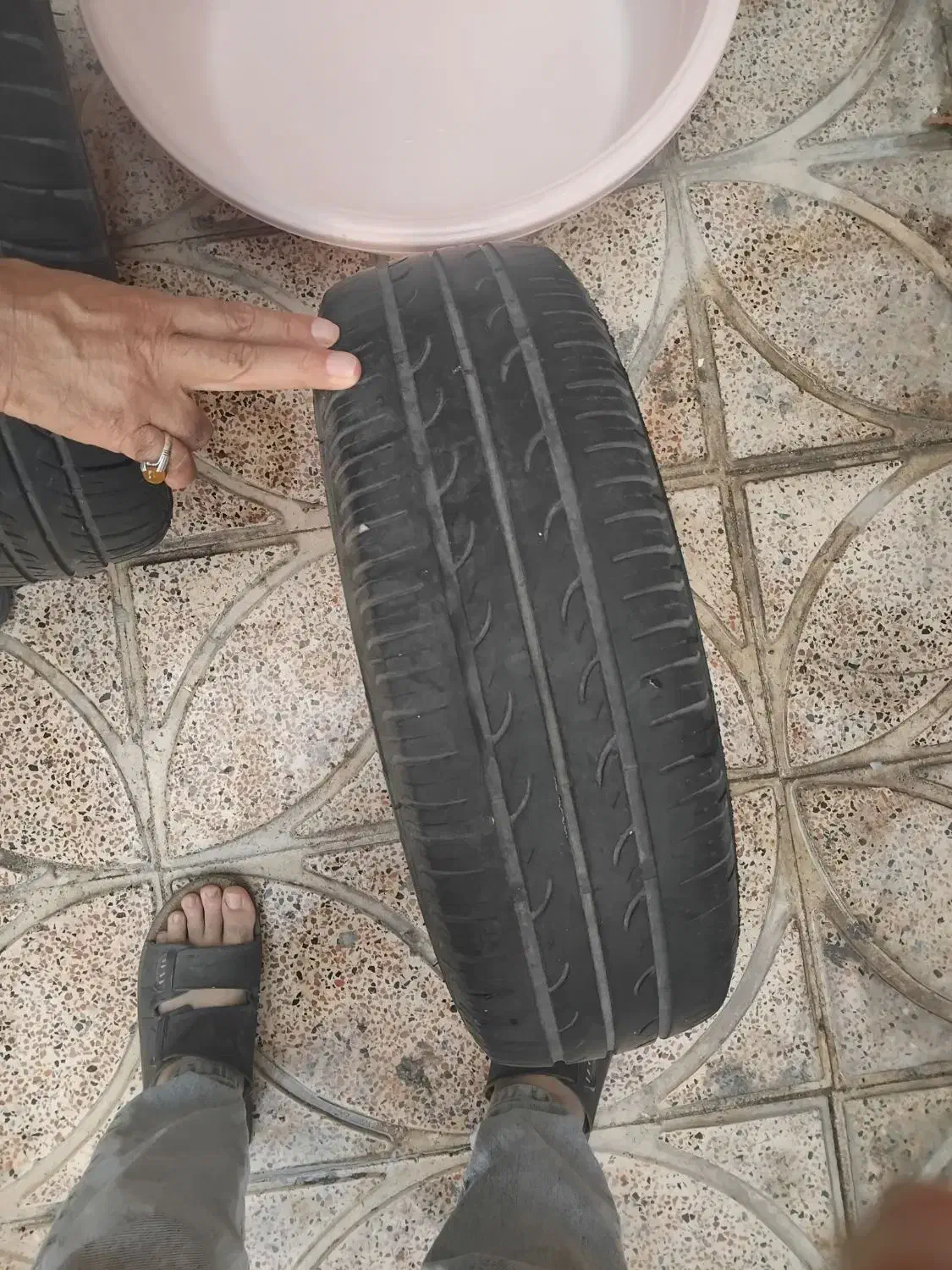 یک جفت لاستیک پراید|قطعات یدکی و لوازم جانبی|قرچک, میرزائی شمالی|دیوار