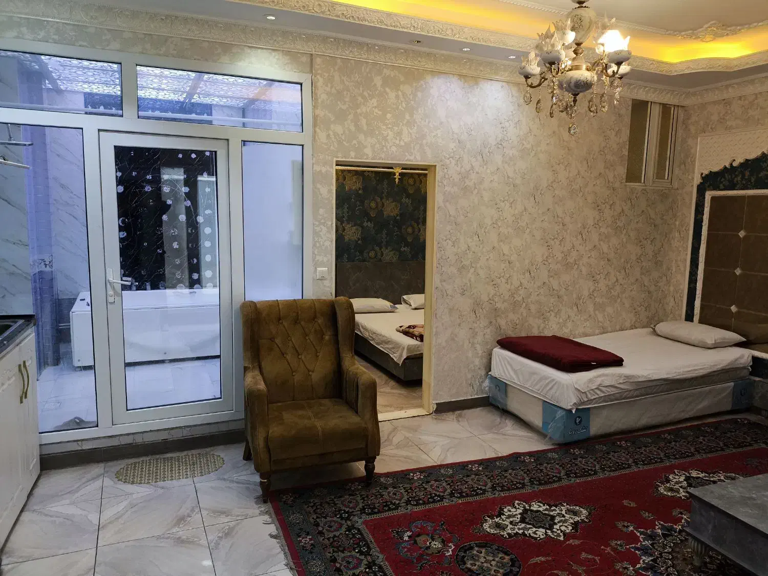 اجاره واحد جکوزی دار وساده در سرعین|اجارهٔ کوتاه‌مدت آپارتمان و سوئیت|سرعین, |دیوار