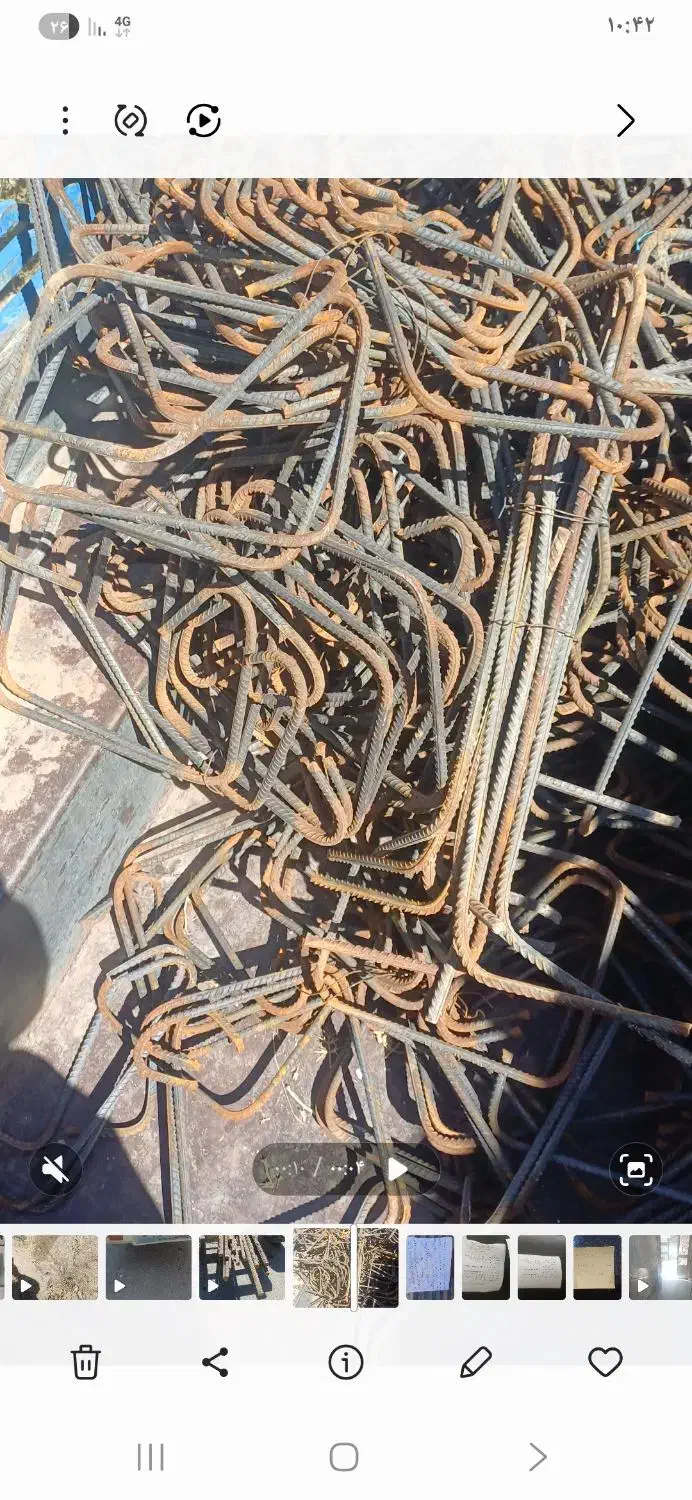 فروش فوری  میلگرد و خاموت|مصالح و تجهیزات ساختمان|خوانسار, |دیوار