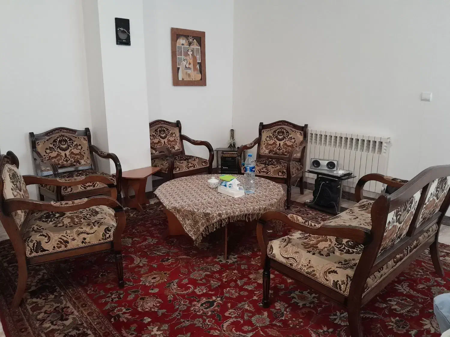 مبل استیل ۶نفره در حد نو|مبلمان خانگی و میز عسلی|ساری, |دیوار
