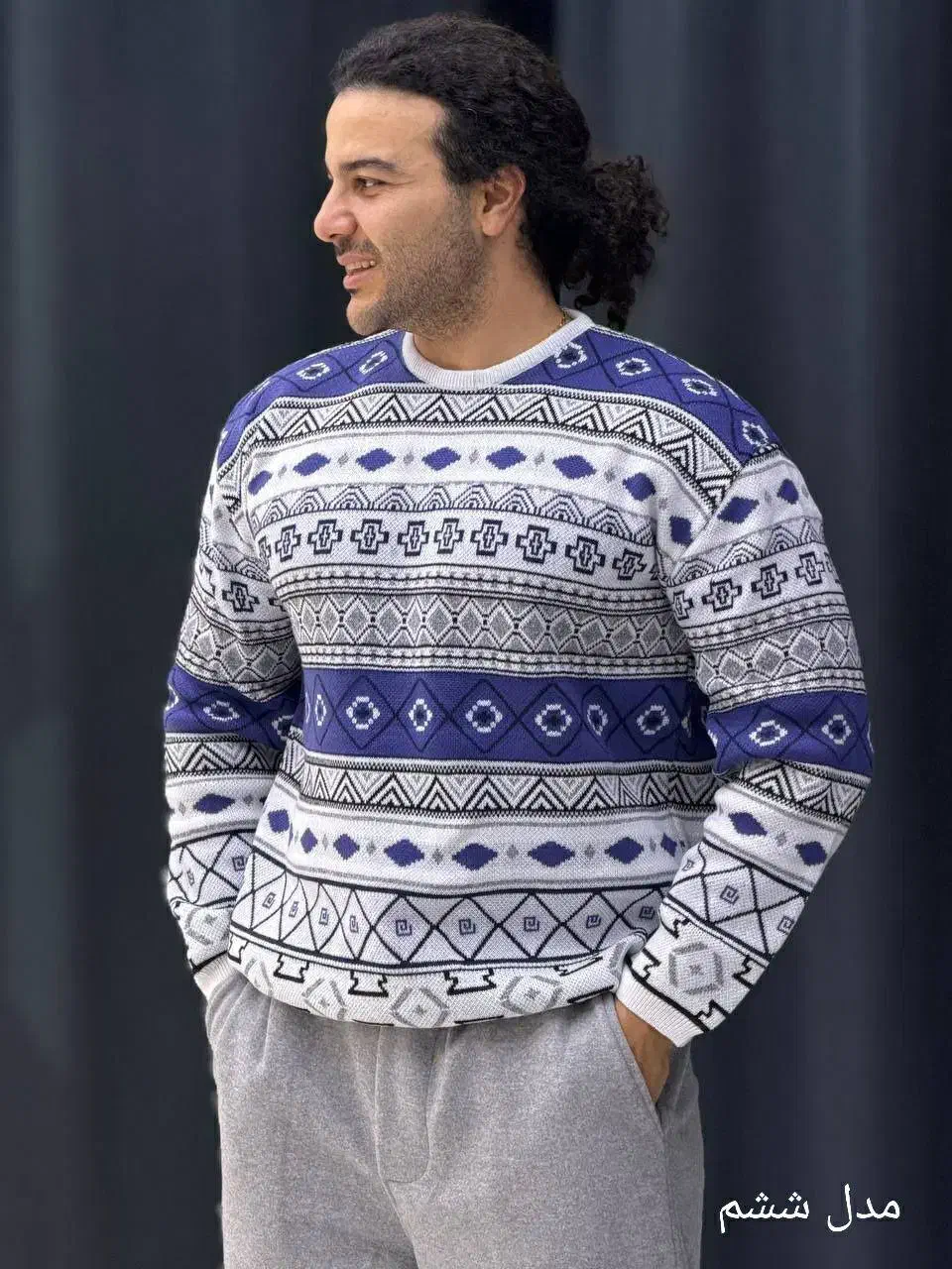 بافت یقه اسکی و گرد در ۶ رنگ|لباس|میانه, |دیوار