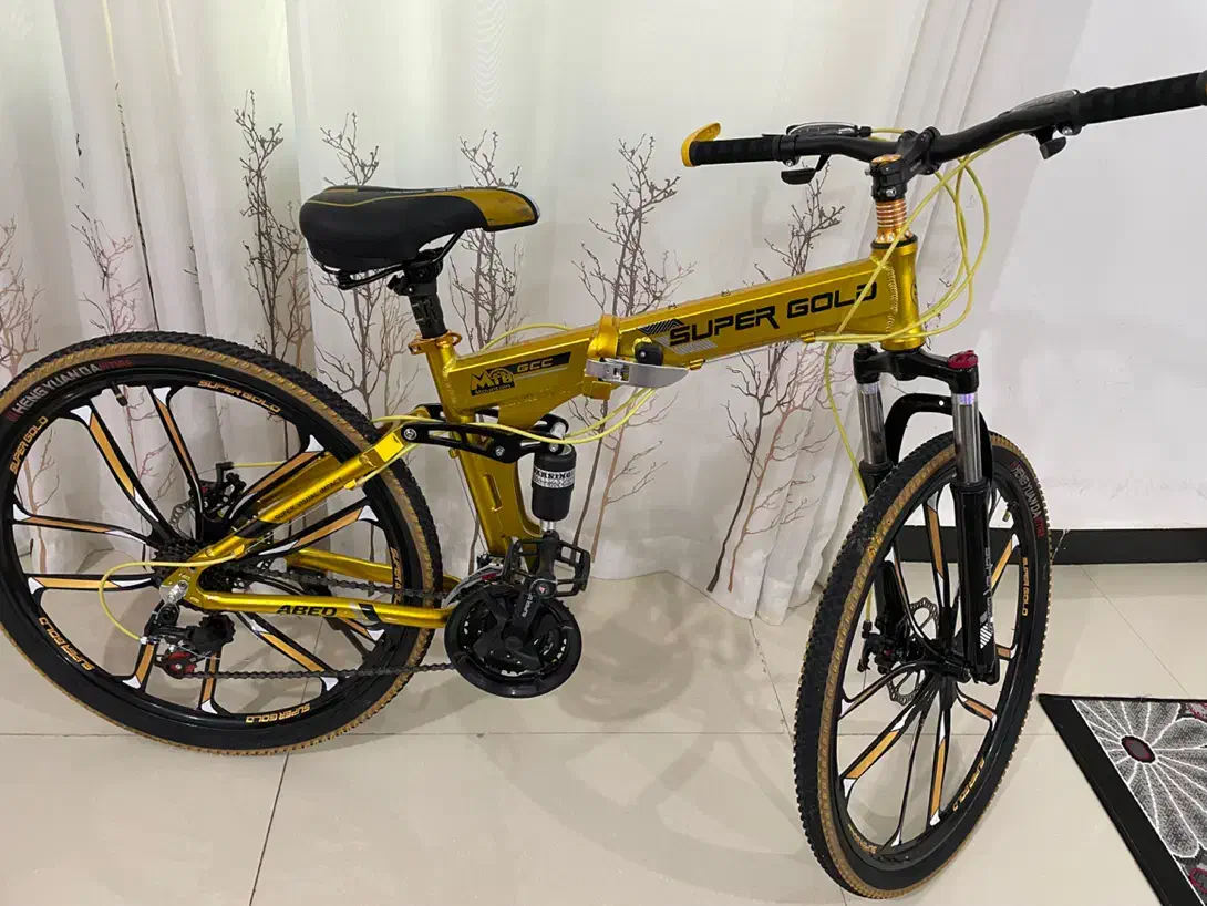 دوچرخه حرفه ای تمام الومنیوم برندSUPER GOLD|دوچرخه، اسکیت، اسکوتر|قشم, |دیوار