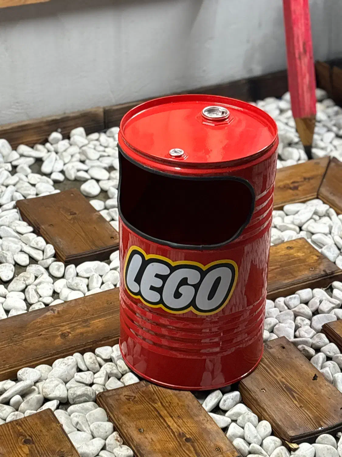 سطل زباله فانتزی بشکه ای - فلزی|کافی‌شاپ و رستوران|هشتگرد, شهرک اداری|دیوار