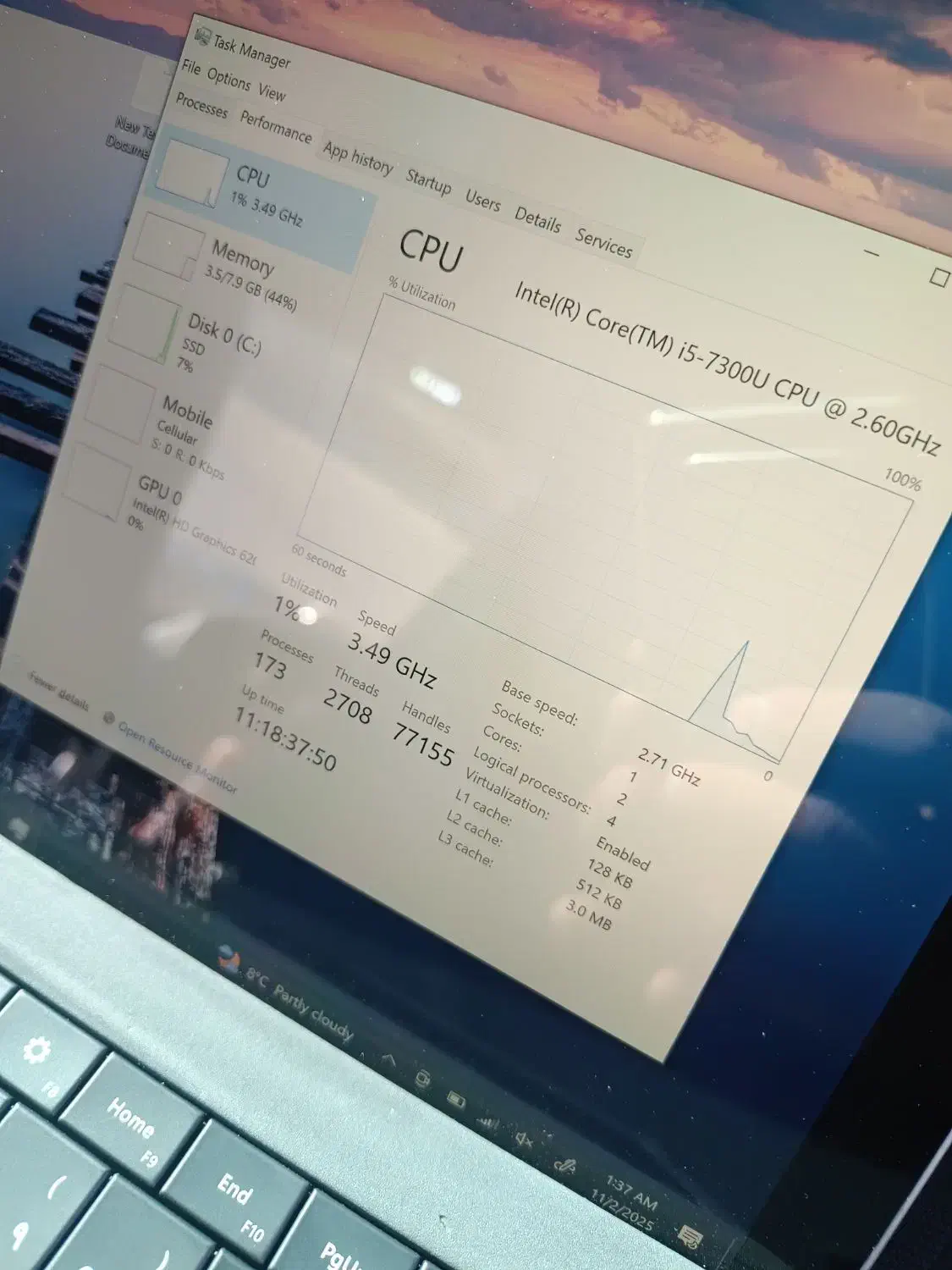 سرفیس پرو ۵ سیم کارت خور|رایانه همراه|زنجان, |دیوار