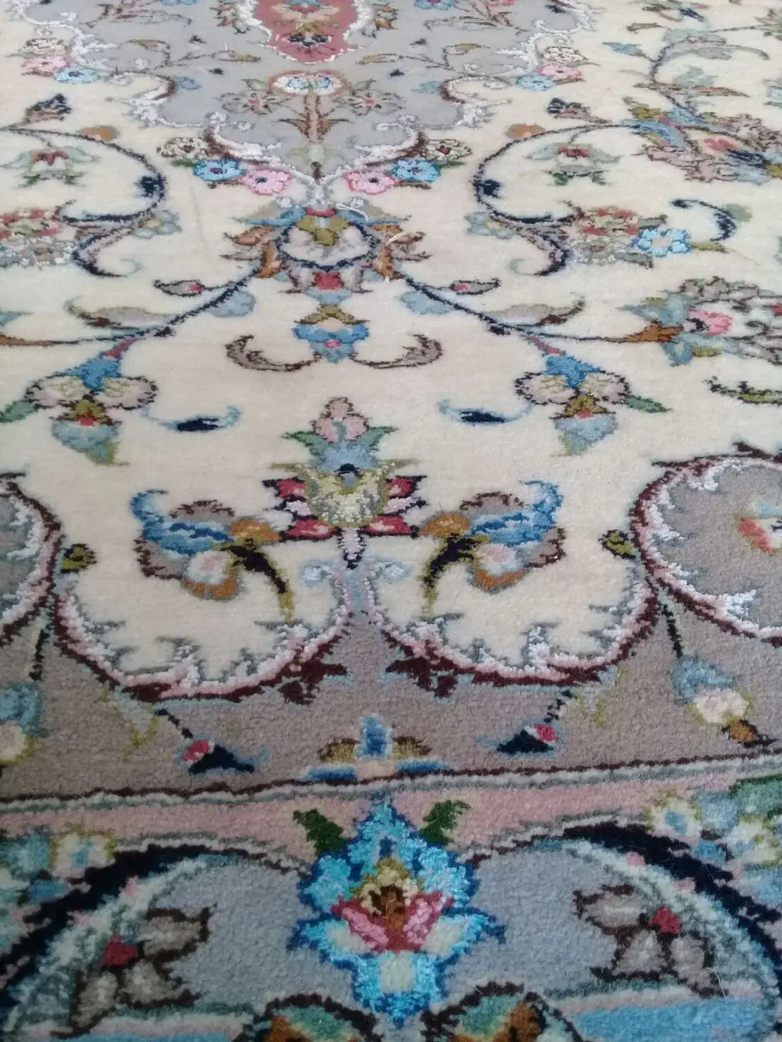 فرش دستباف|فرش|کاشان, فین کوچک|دیوار