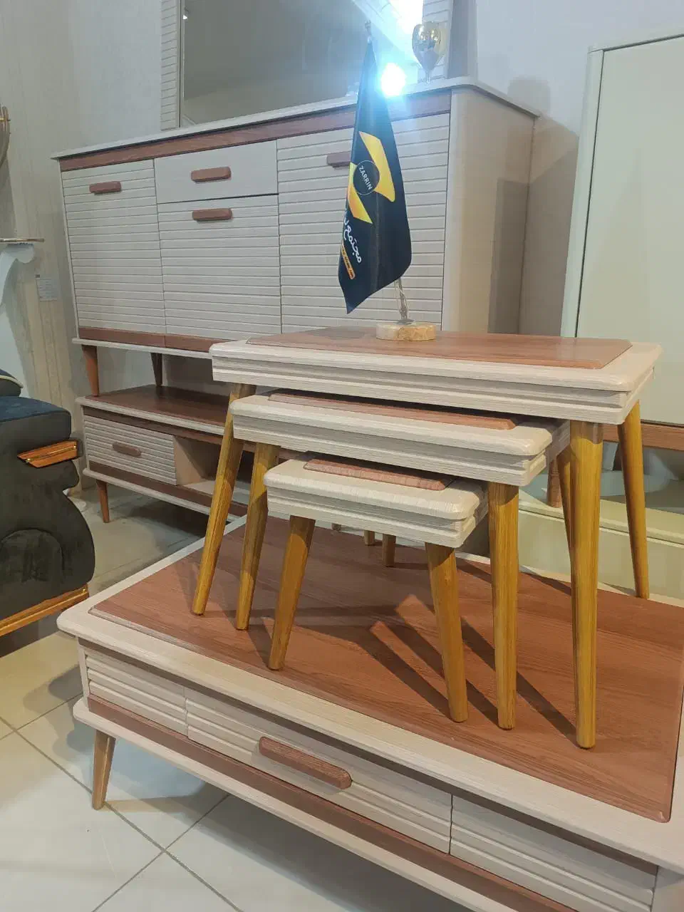 جلو مبلی الیف زرکالا|مبلمان خانگی و میز عسلی|یاسوج, |دیوار