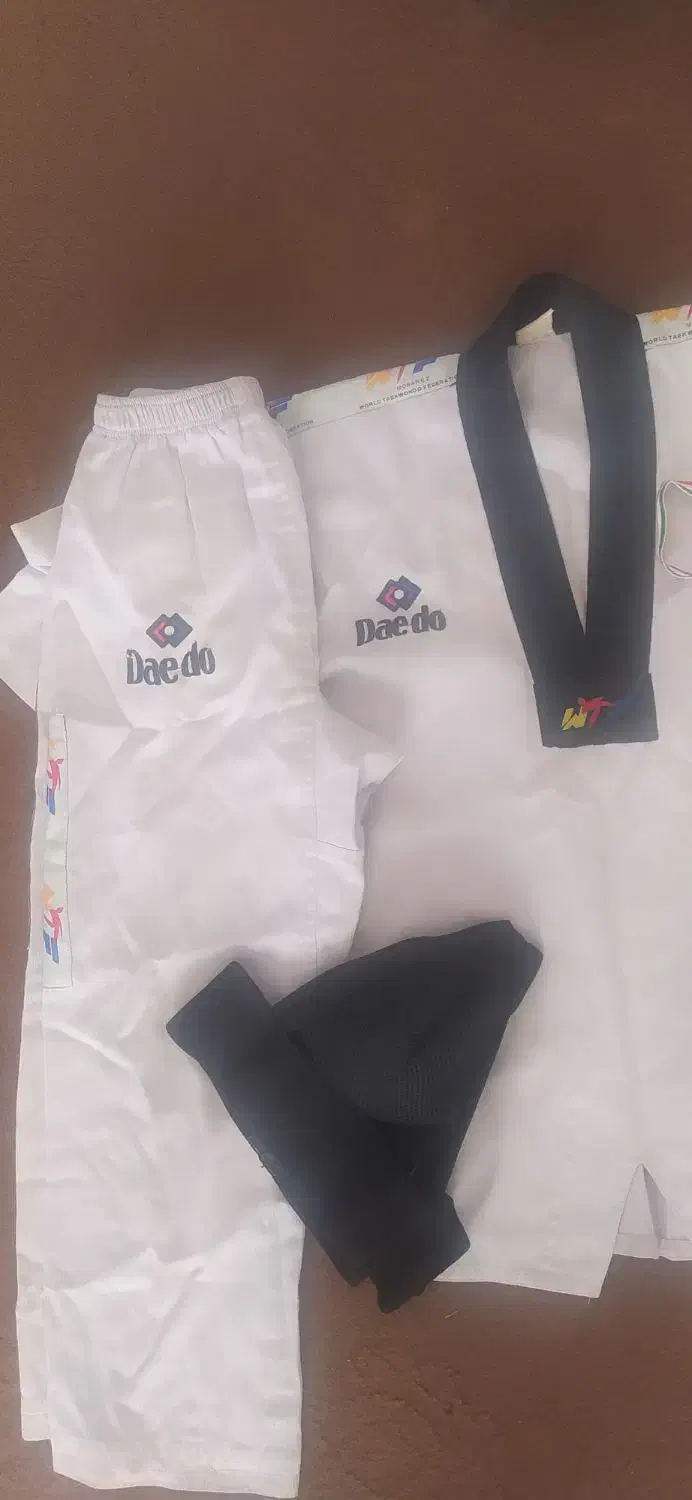 لباس تکواندو با همه وسایل هایش|تجهیزات ورزشی|تاکستان, |دیوار