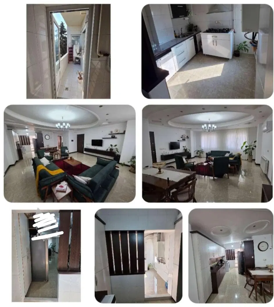 فروش آپارتمان۹۷متری شیک سنددار براصلی بلوارکشاورز|فروش آپارتمان|ساری, |دیوار