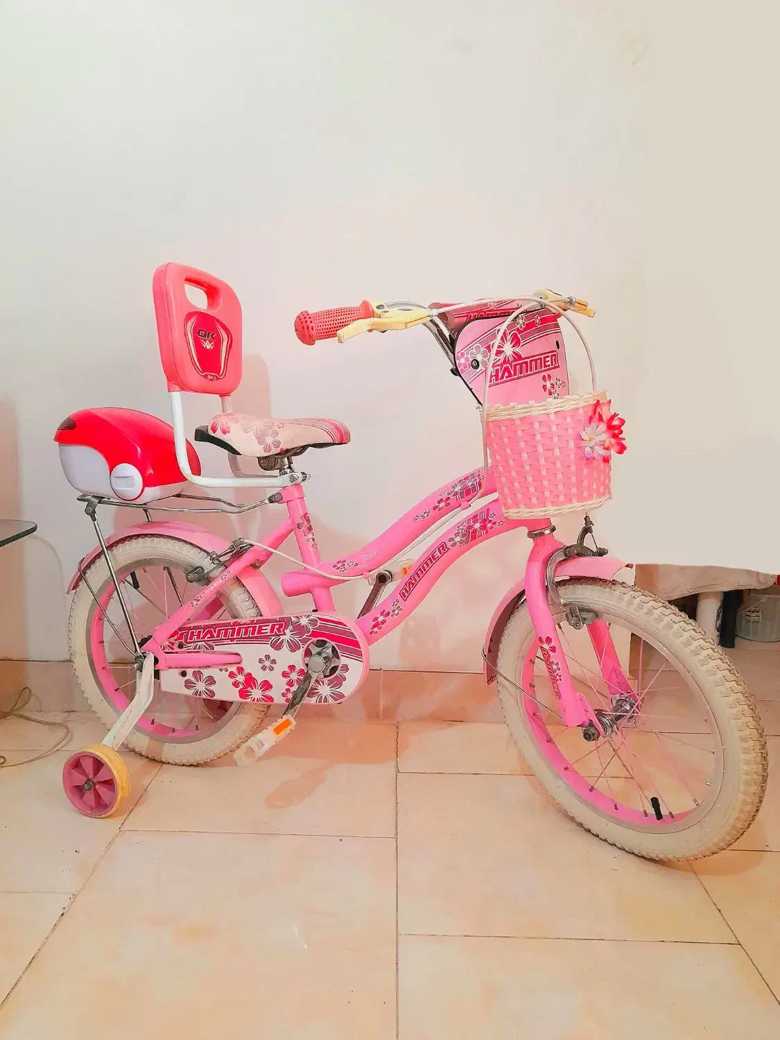 دوچرخه ۱۶ دخترانه HAMMER نونو|دوچرخه، اسکیت، اسکوتر|پرند, فاز ۵|دیوار