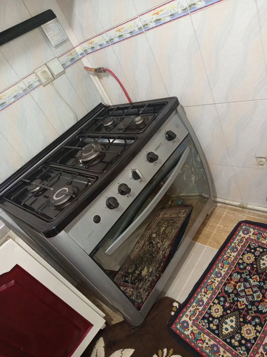 اجاق گازپنج شلعه طرح فر|اجاق گاز و لوازم برقی پخت‌وپز|بهارستان, |دیوار