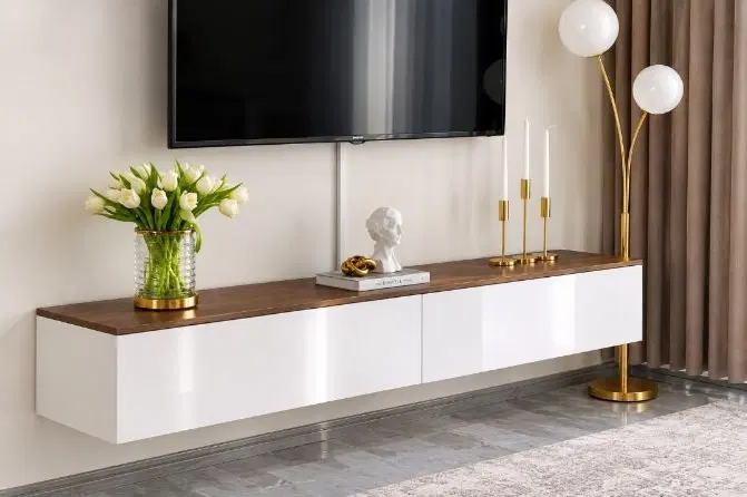 طراحی و ساخت میز TV (میز تلویزیون ) ، شلف|میز تلویزیون|تهران, طرشت|دیوار