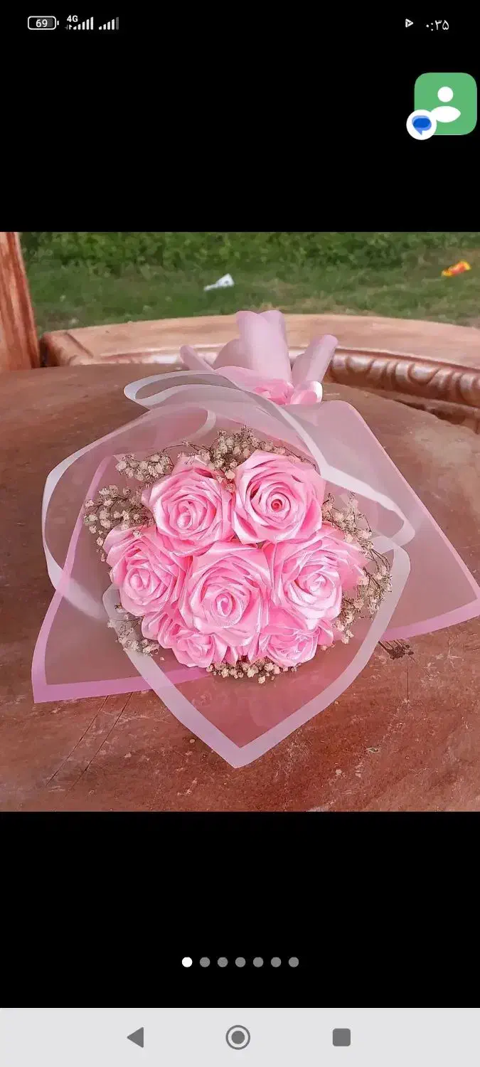 گل روبانی|گل مصنوعی|رشت, انصاری|دیوار