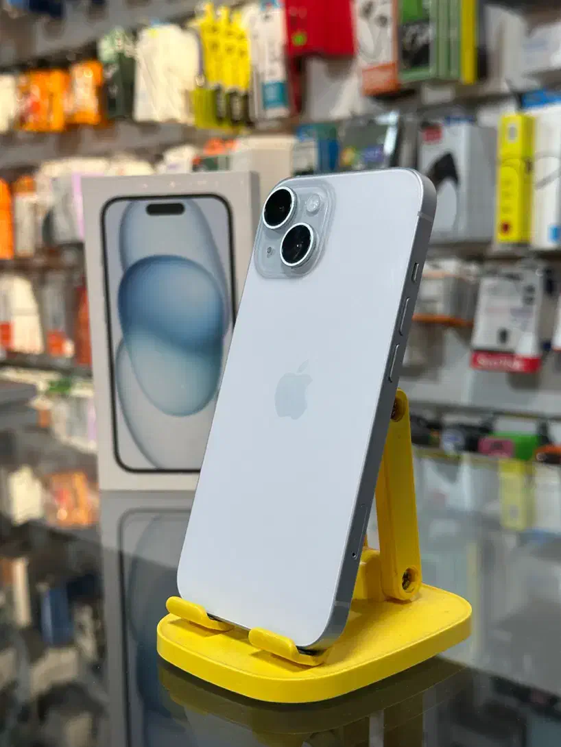 آیفون ۱۵ نرمال در حد آکبند|موبایل|قم, علی آباد سعدگان|دیوار