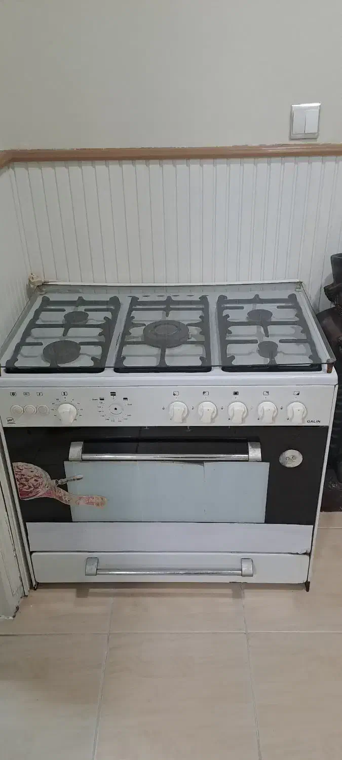 گاز ۵ شعله طرح فر گلین|اجاق گاز و لوازم برقی پخت‌وپز|گنبد کاووس, |دیوار