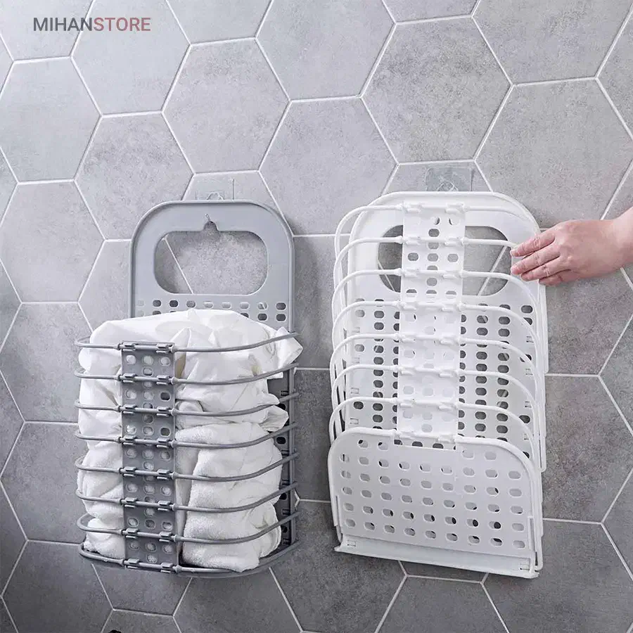 سبد لباس دیواری تاشو Tianyia|بندرخت و رختآویز|مشهد, جنت|دیوار