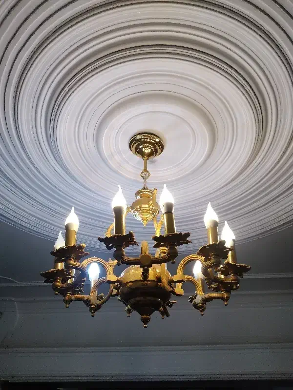 لوستر با رنگ آب طلا|لوستر و چراغ آویز|آمل, |دیوار