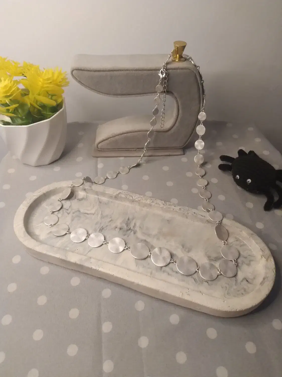 گردنبند ،رومانتویی نقره ای،رولباسی زنانه ،دخترانه،|بدلیجات|قم, حنیف نژاد|دیوار