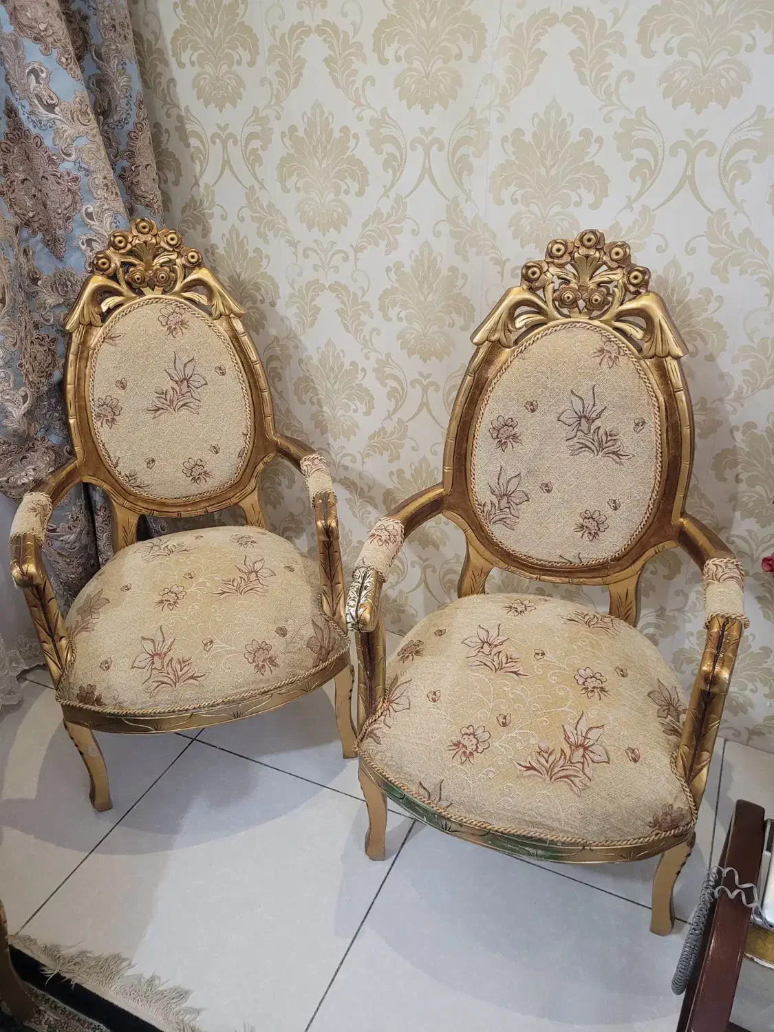 مبل سلطنتی ۹ نفره|مبلمان خانگی و میز عسلی|مشهد, یاس|دیوار